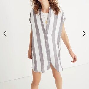 Madewell Maywood stripe shirt dress size‎ XS